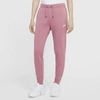 Nike Sportswear Essential Women's Fleece Pants In Pink