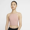 NIKE YOGA WOMEN'S INFINALON CROPPED TANK