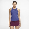 Nike Court Dri-fit Women's Tennis Tank (rush Violet) - Clearance Sale In Rush Violet,white