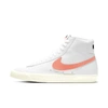 Nike Fa Womens Blazer Mid 77 Vintage In White,white,hyper Crimson,atomic Pink