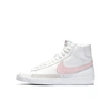 Nike Big Kids Blazer High Top Casual Sneakers From Finish Line In White