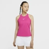 Nike Court Dri-fit Women's Tennis Tank (vivid Pink) - Clearance Sale In Vivid Pink,white