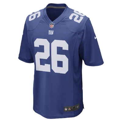 Nike Men's Saquon Barkley New York Giants Game Jersey In Pro Blue