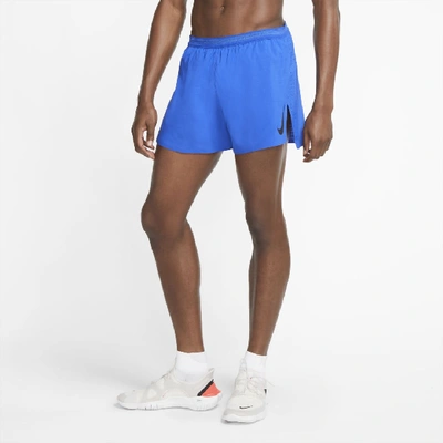 Nike Aeroswift Men's 4" Running Shorts (hyper Royal) - Clearance Sale In Hyper Royal,hyper Jade,black