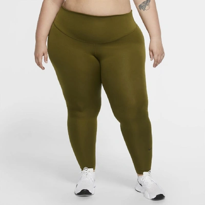 Nike One Women's Leggings In Olive Flak,black