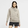 NIKE SPORTSWEAR ESSENTIAL WOMEN'S 1/4-ZIP HOODIE (LIGHT BONE)