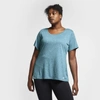 Nike Dri-fit Legend Women's Short-sleeve Training Top (plus Size) In Blue