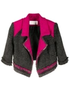 LOULOU CHAIN-EMBELLISHED KNITTED BLAZER