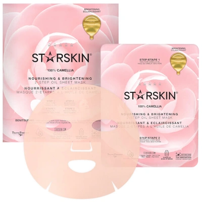 Starskin Nourishing & Brightening 2-step Oil Sheet Mask