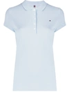 TOMMY HILFIGER LOGO EMBROIDERED POLO SHIRT