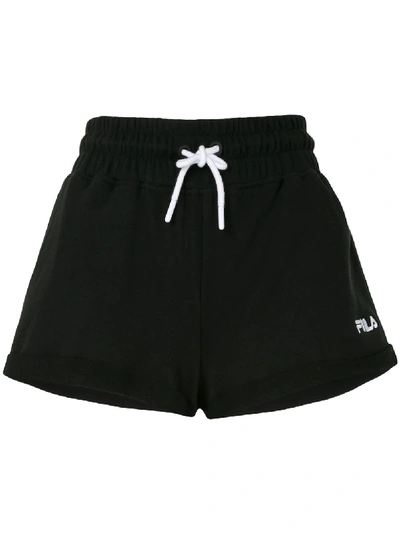 Fila Drawstring-waist Shorts In Black