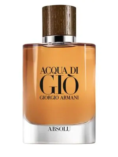 Armani Beauty Acqua Di Gio Absolu Eau De Parfum In Size 3.4-5.0 Oz.