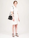 OFF-WHITE LINEN DRAPPED SHIRT DRESS,OWDB236S20FAB0020100