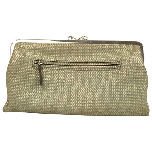 anya hindmarch gold clutch