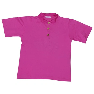 Pre-owned Saint Laurent Polo Shirt In Pink