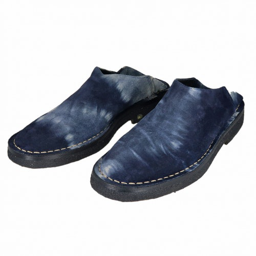 Pre-Owned Ann Demeulemeester Multicolour Suede Mules & Clogs | ModeSens