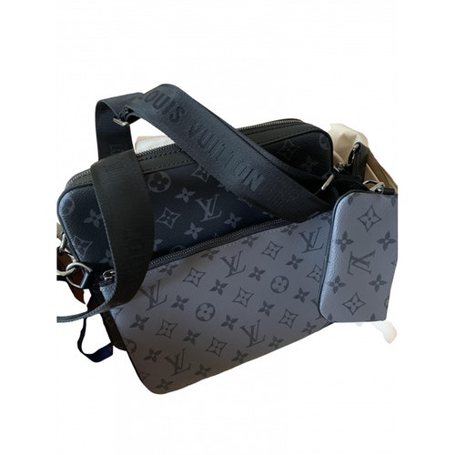 Pre-Owned Louis Vuitton Multi Pochette Accessoires Black Leather Clutch Bag | ModeSens