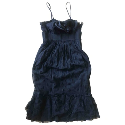 Pre-owned Sonia Rykiel Black Cotton Dress