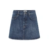 BALENCIAGA DENIM MINISKIRT,P00487618