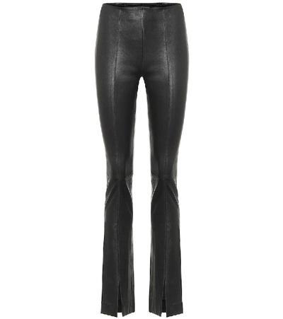 Stouls Vegas Strip Skinny Leather Pants In Black