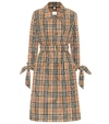 BURBERRY CLAYGATE VINTAGE CHECK TRENCH COAT,P00495227