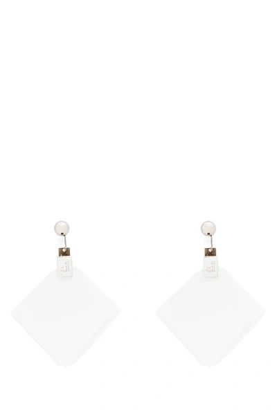 Jacquemus Les Mouchoirs Earrings In White