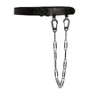 OFF-WHITE LEATHER ARROWS BELT WITH CHAIN,15553248