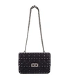 VALENTINO GARAVANI SMALL ROCKSTUD SPIKE SHOULDER BAG,15048572