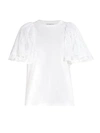 GIVENCHY Lace Puff-Sleeve T-Shirt