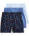 POLO RALPH LAUREN MEN'S CLASSIC 3-PACK WOVEN BOXER