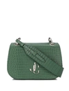 Jimmy Choo Varenne Crossbody Bag In Green