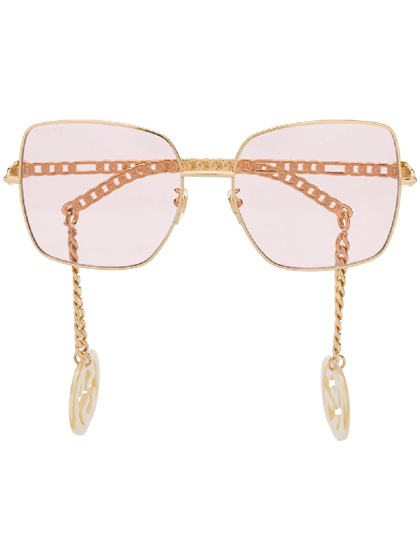 gucci sunglasses gold frame