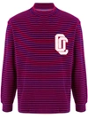 OPENING CEREMONY HORIZONTAL-STRIPE LONG-SLEEVED SWEATSHIRT