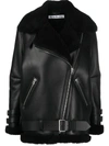 ACNE STUDIOS SHEARLING LEATHER JACKET
