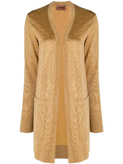 Missoni Relaxed-fit Cardigan In Gold