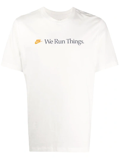 Nike We Run Things T-shirt In White