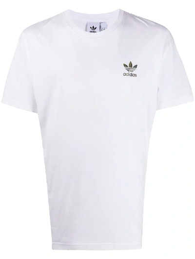 Adidas Originals Essential Camo Short Sleeved T-shirt In White