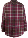 ACNE STUDIOS CHECK-PATTERN QUILTED SHIRT JACKET