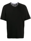 ACNE STUDIOS LOGO NECK T-SHIRT