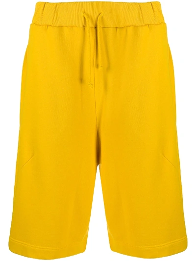 Henrik Vibskov Hang Sweat Shorts In Yellow
