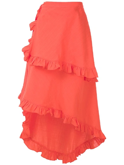 Clube Bossa Feine Midi Skirt In Pink