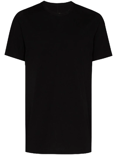 Rick Owens Crew-neck Short-sleeve T-shirt In Black