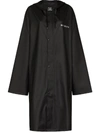 VETEMENTS LOGO-PRINT OVERSIZED RAINCOAT