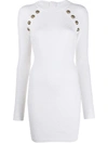 BALMAIN BUTTON KNIT DRESS