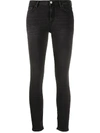 Acne Studios Climb Used Black Denim Jeans In Black