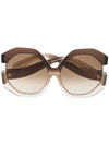 LINDA FARROW 1071 C4 SUNGLASSES