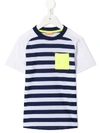 SUNUVA STRIPED RAGLAN T-SHIRT