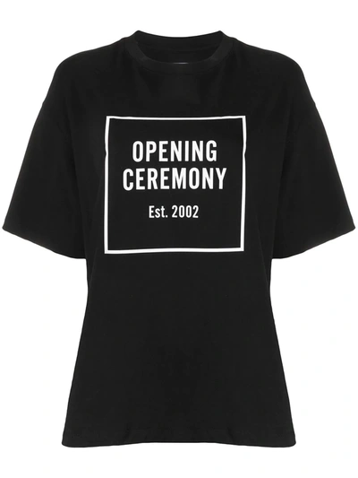 Opening Ceremony Logo Print T-shirt In Black