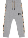 BURBERRY ICON STRIPE TRACKSUIT BOTTOMS