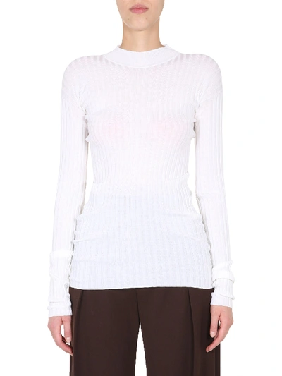 Bottega Veneta Turtleneck Sweater In White
